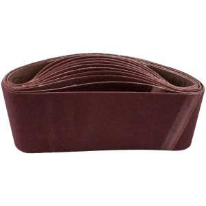 SANDING BELT 75 X 457MM 80 GRIT 10/PACK