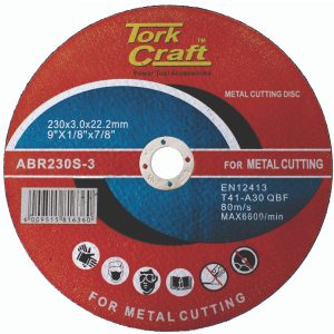 CUTTING DISC STEEL AND SS 230 X 3.0 X22.22MM