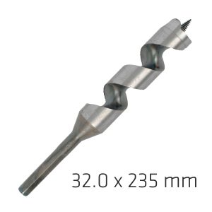 WOOD AUGER DRILL BIT 32 X 235MM