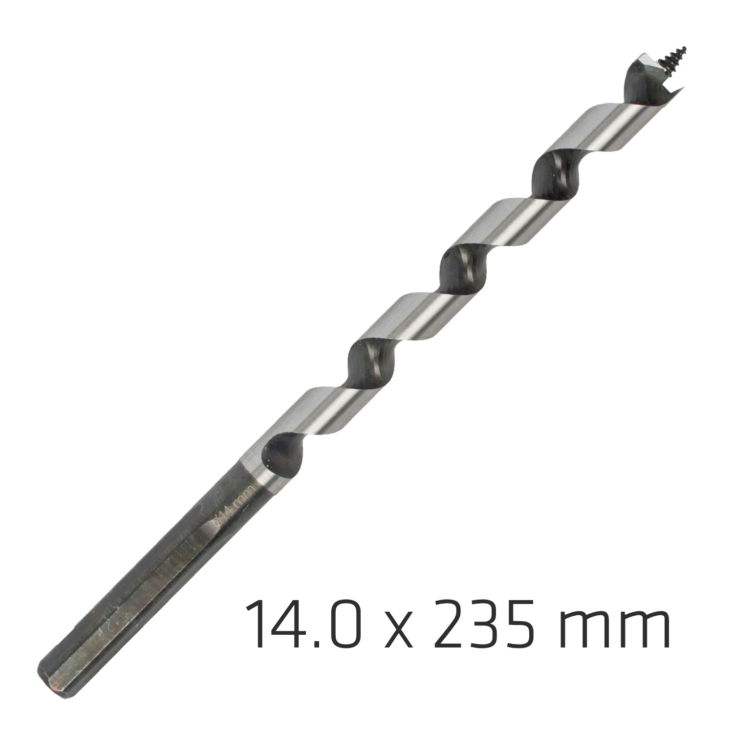 WOOD AUGER DRILL BIT 14 X 235MM
