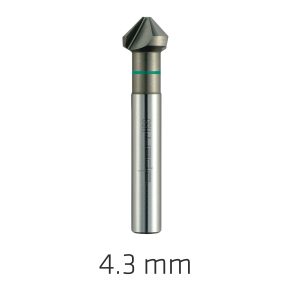 HSS ECO COUNTERSINK 4.3 MM C SHAPE