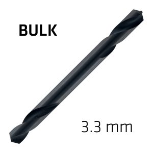 HSS SUPER DRILL BIT DOUBLE ENDED 3.3MM BULK