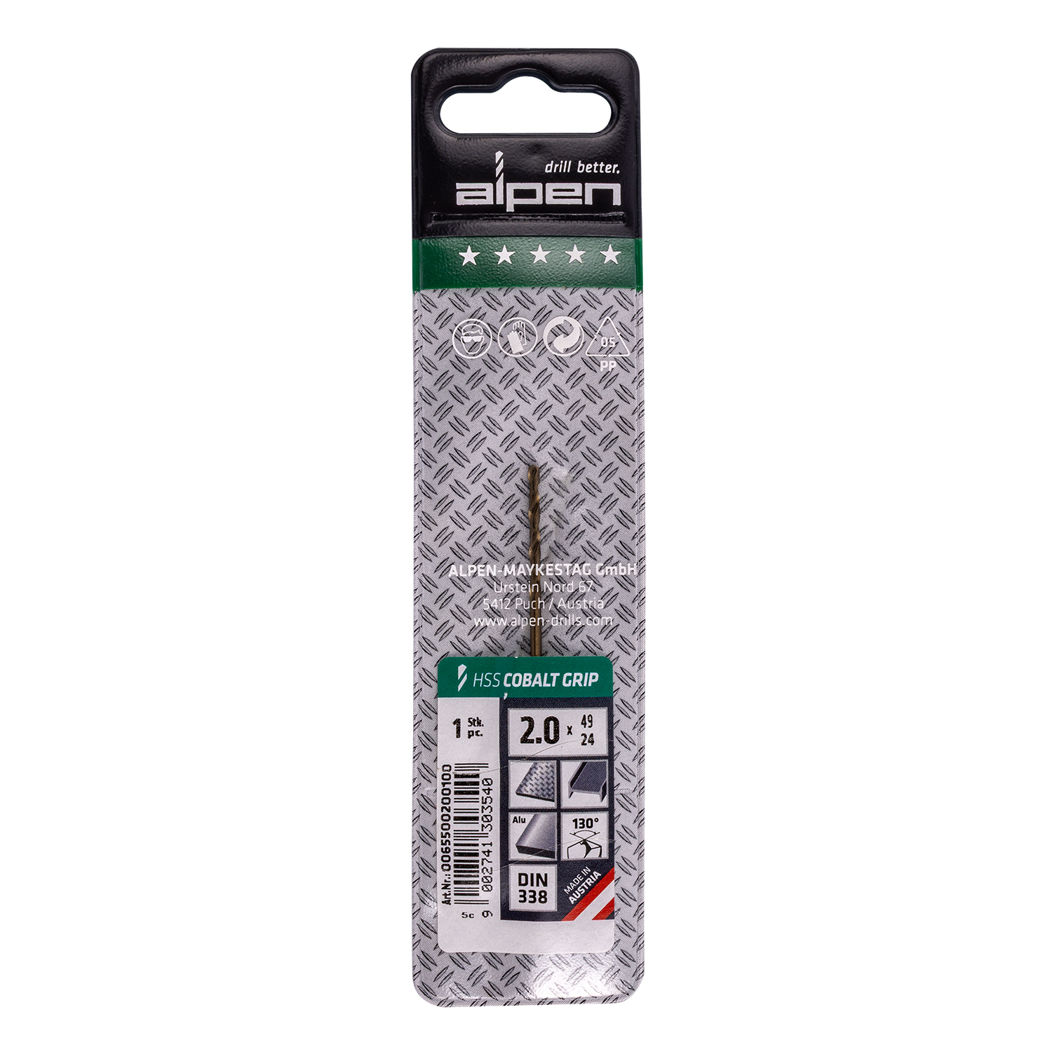 HSS COBALT GRIP 2.0 PLW