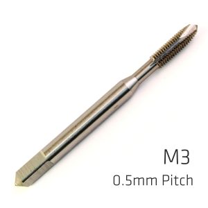 MACHINE TAP COBALT 3MM IN POUCH 0.5MM PITCH
