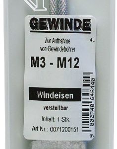 TAP WRENCH M3-12 IN POUCH