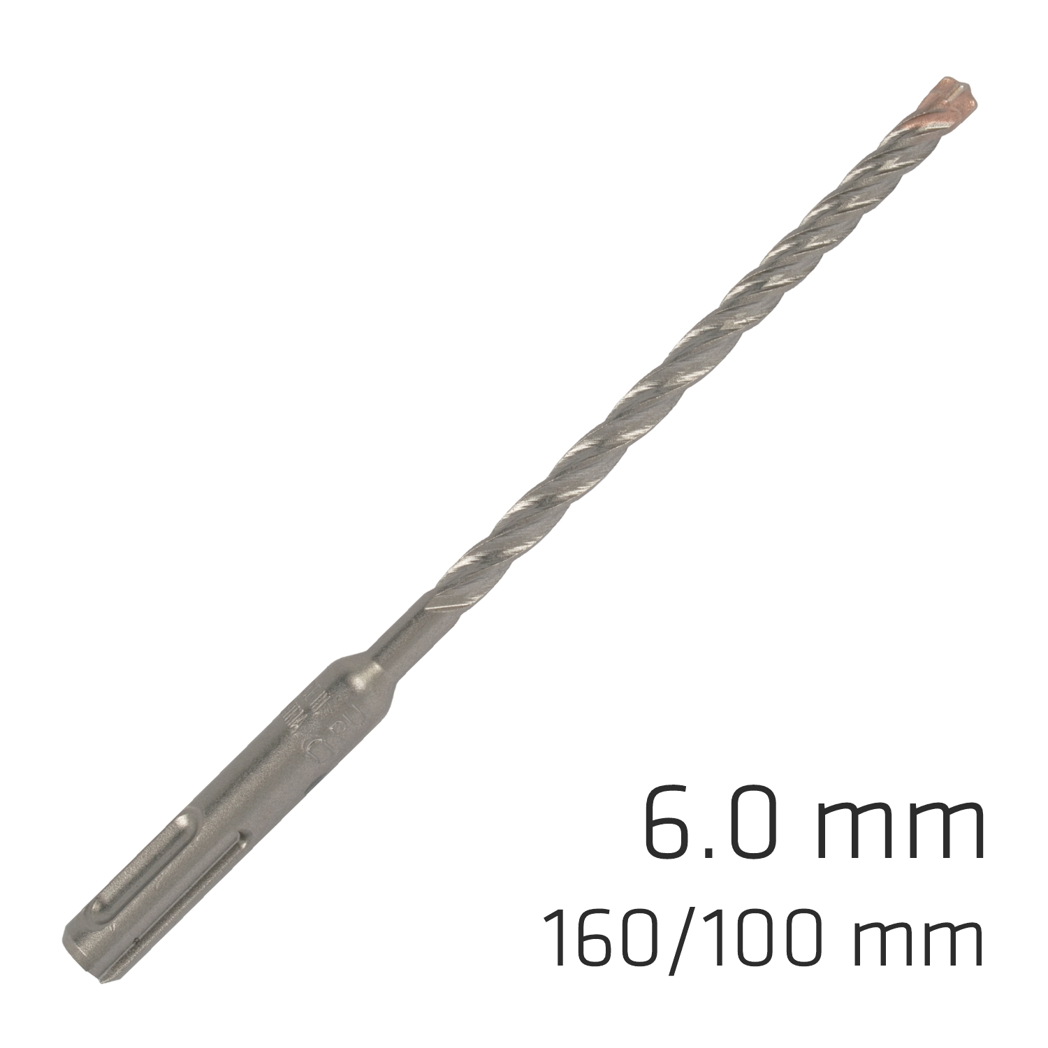 FORCE X 6.0 x 160/100 SDS-PLUS REBAR DRILL BIT X4 CUTTING EDGES - BULK