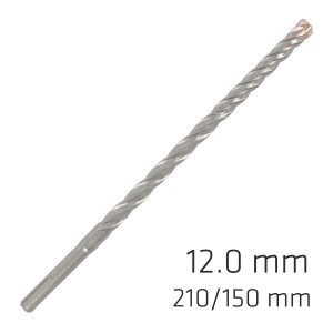 FORCE X 12.0 x 210/150 SDS-PLUS REBAR DRILL BIT X4 CUTTING EDGES - BUL
