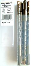SDS PLUS HAMMER F4 160 X 100 8MM BULK