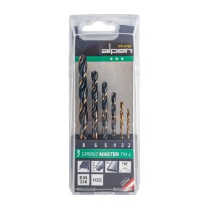 ALPEN SPRINT MASTER TM6 6-PCS 2 - 3 - 4 - 5 - 6 - 8MM HSS SET