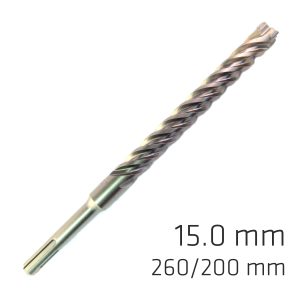 SDS PLUS F8 EXTREME 260 X 200  15MM HAMMER BIT