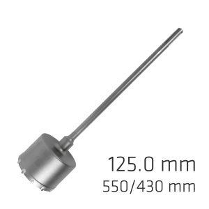 SDS MAX CORE BIT 125MM x 550 x 430 DRILL BIT