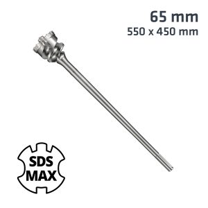 SDS MAX MILL CROWN 65MM x 550 DRILL BIT