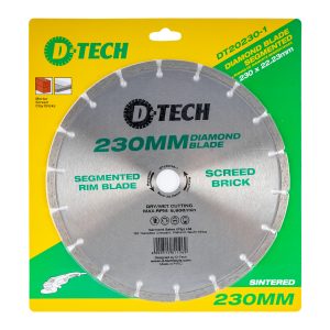 DIAMOND BLADE SEGMENTED STD. 230X22