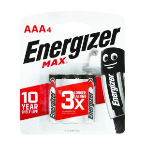 MAX AAA BATTERY-4PACK (MOQ12) ENERGIZER