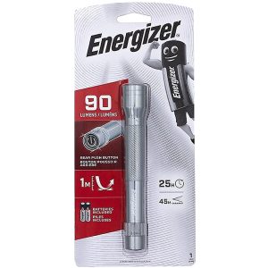 METAL LED FLASHLIGHT 90LUMENS ENERGIZER TORCH