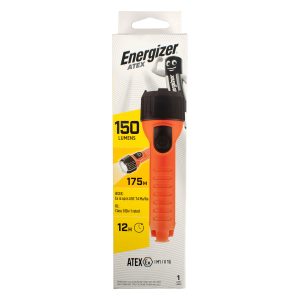 ATEX 2AA FLASHLIGHT 150LUMENS INTRINSICALLY SAFE ENERGIZER TORCH