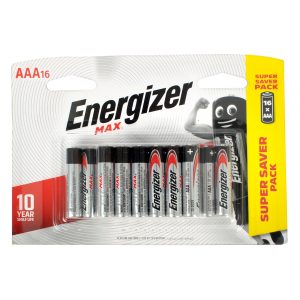 MAX AAA BATTERY-16PACK (MOQ 12) ENERGIZER