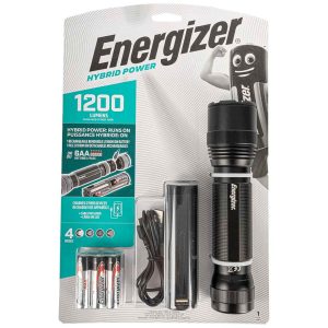 HYBRID TACTICAL FLASHLIGHT 1200LUMENS ENERGIZER TORCH