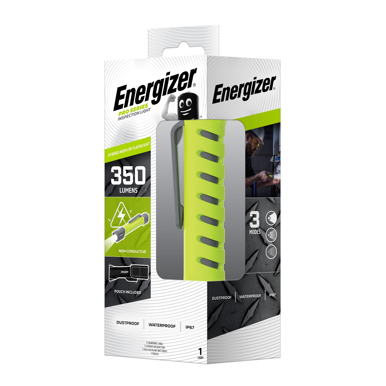 PRO SERIES INSPECTION FLASHLIGHT ENERGIZER TORCH
