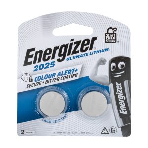 CR2025 3V BP2 BATTERY ULT LITHIUM COIN 3 IN 1 ENERGIZER