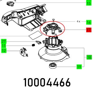 MOTOR RETAINER ETS 150 EC