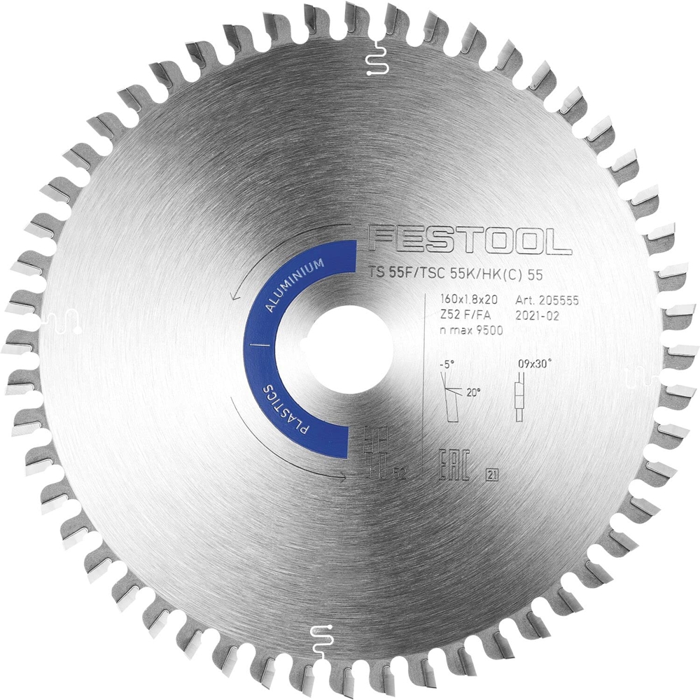 SAW BLADE ALUMINIUM-PLASTICS HW 160X1