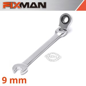 FIXMAN FLEXIBLE RATCHET COMBINATION WRENCH 9MM