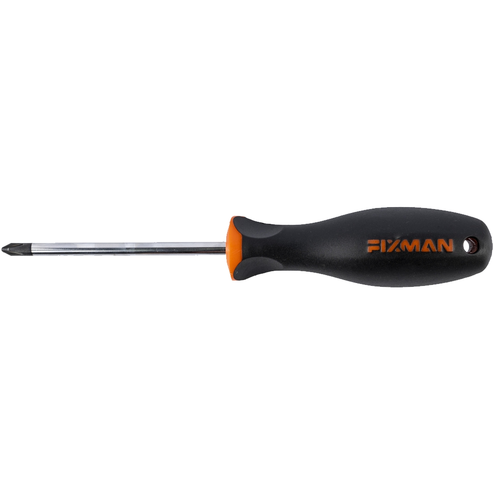 FIXMAN S/DRIVER PHILLIPS PH2 6X100MM CRV WITH ERGONOMIC HANDLE