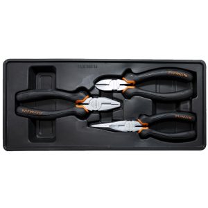 FIXMAN 3-PC PLIERS SET (COMBINATION 8'NCUTTING 7.5' LONG NOSE 8')