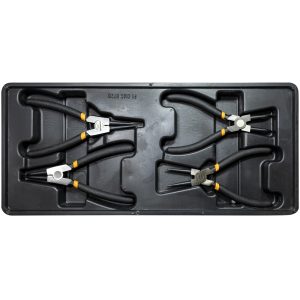 FIXMAN TRAY 4 PIECE 6' INTERNAL AND EXTERNAL CIRCLIP PLIERS