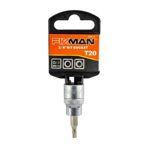 FIXMAN 3/8' DR.BIT SOCKET T20 TORX