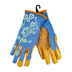 LADIES SLIM FIT MEDIUM GARDEN GLOVES BLUE