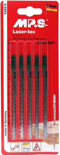 JIGSAW BLADE DOUBLE SIDED FOR WOOD T SHANK