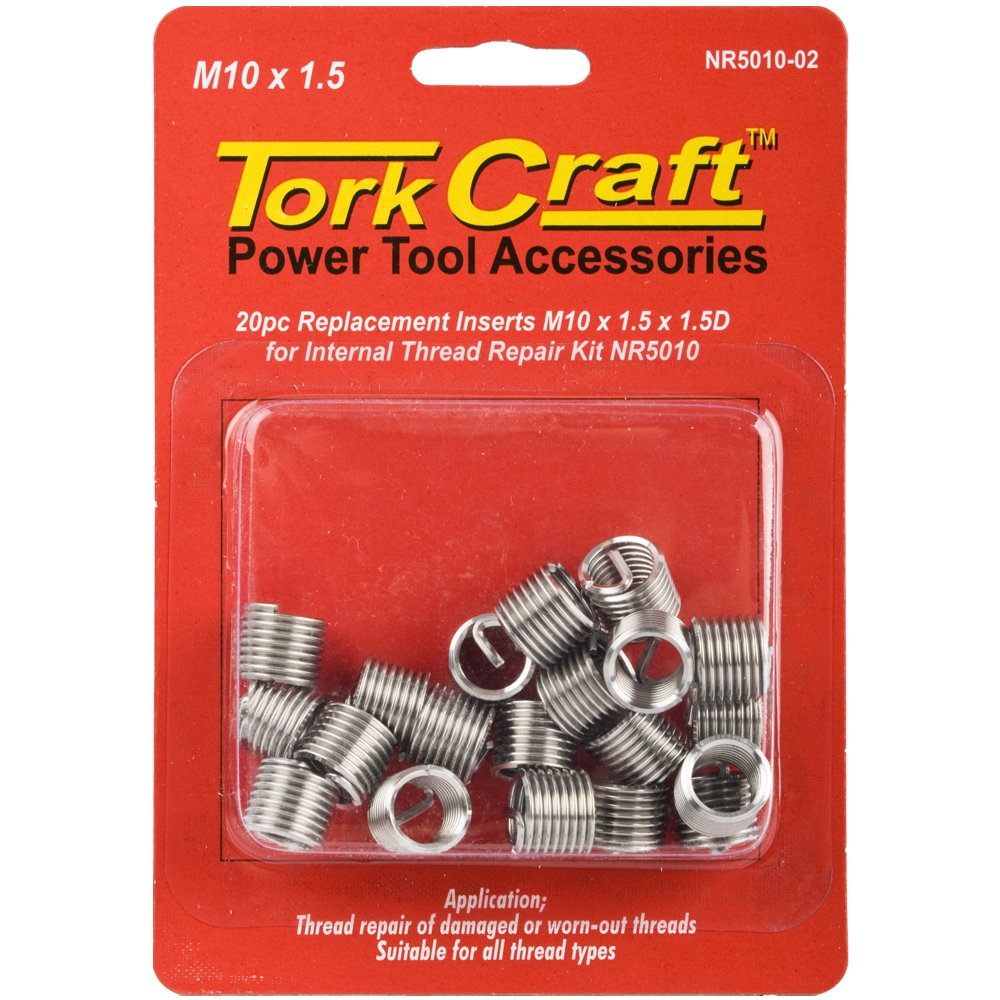 THREAD REPAIR KIT M10 X 1.5 X 1.5D REPL. INSERTS FOR NR5010