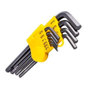 10PC HEX L-WRENCH SET IMPERIAL 1/16