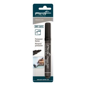 PERMANENT MARKER 1-4MM ROUND TIP BLACK BLISTER