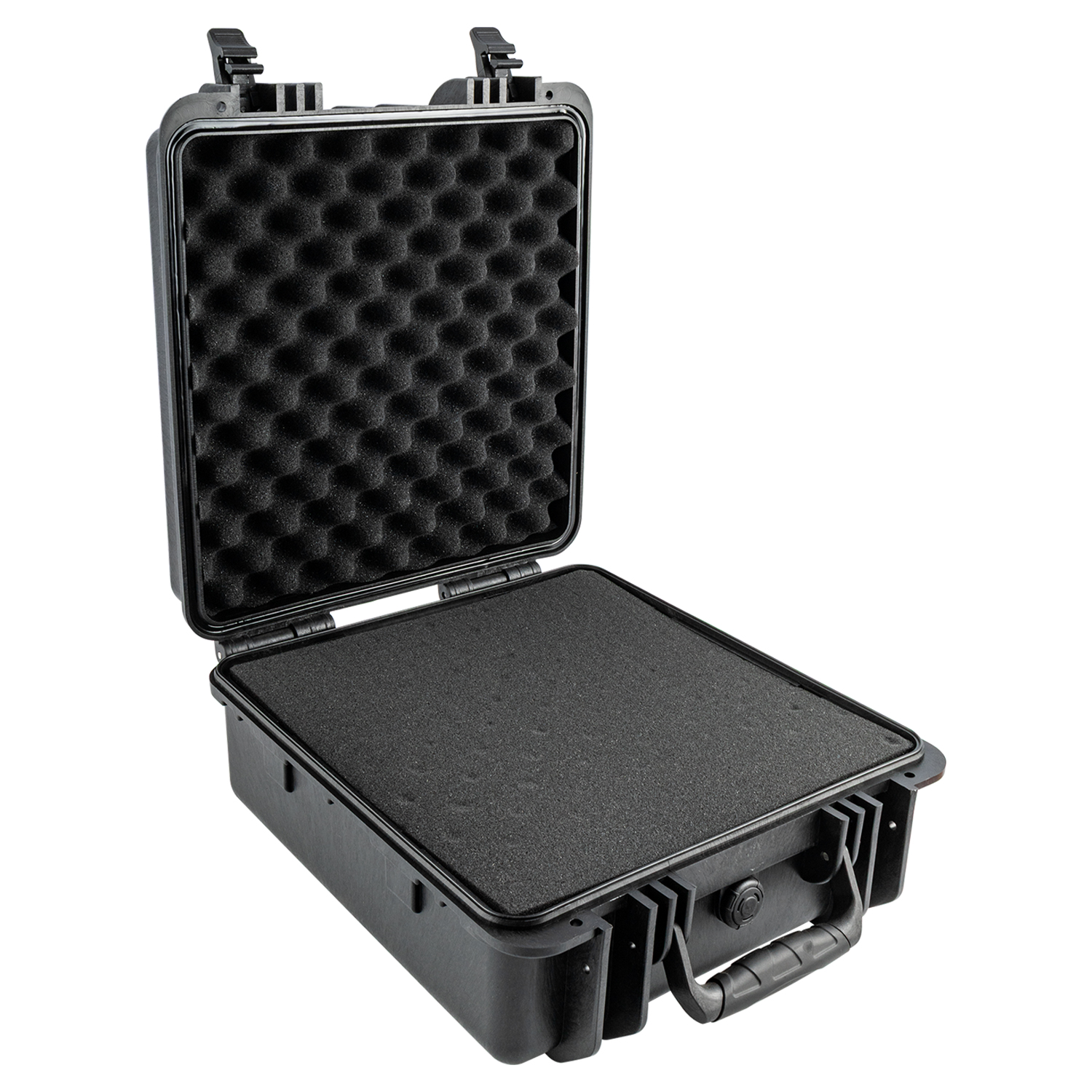 HARD CASE 430X370X215MM OD WITH FOAM BLACK WATER & DUST PROOF (333517)
