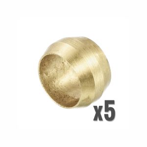 FERRULE BRASS 1/2' 5PC PACK