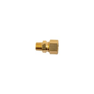 BRASS CONICAL STR. 5/16' TUBE X 1/8' M
