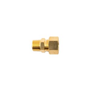 BRASS CONICAL STR. 3/8' TUBE X 1/4' M