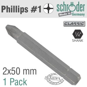 POZI.NO.2X50MM CLASSIC BIT BULK