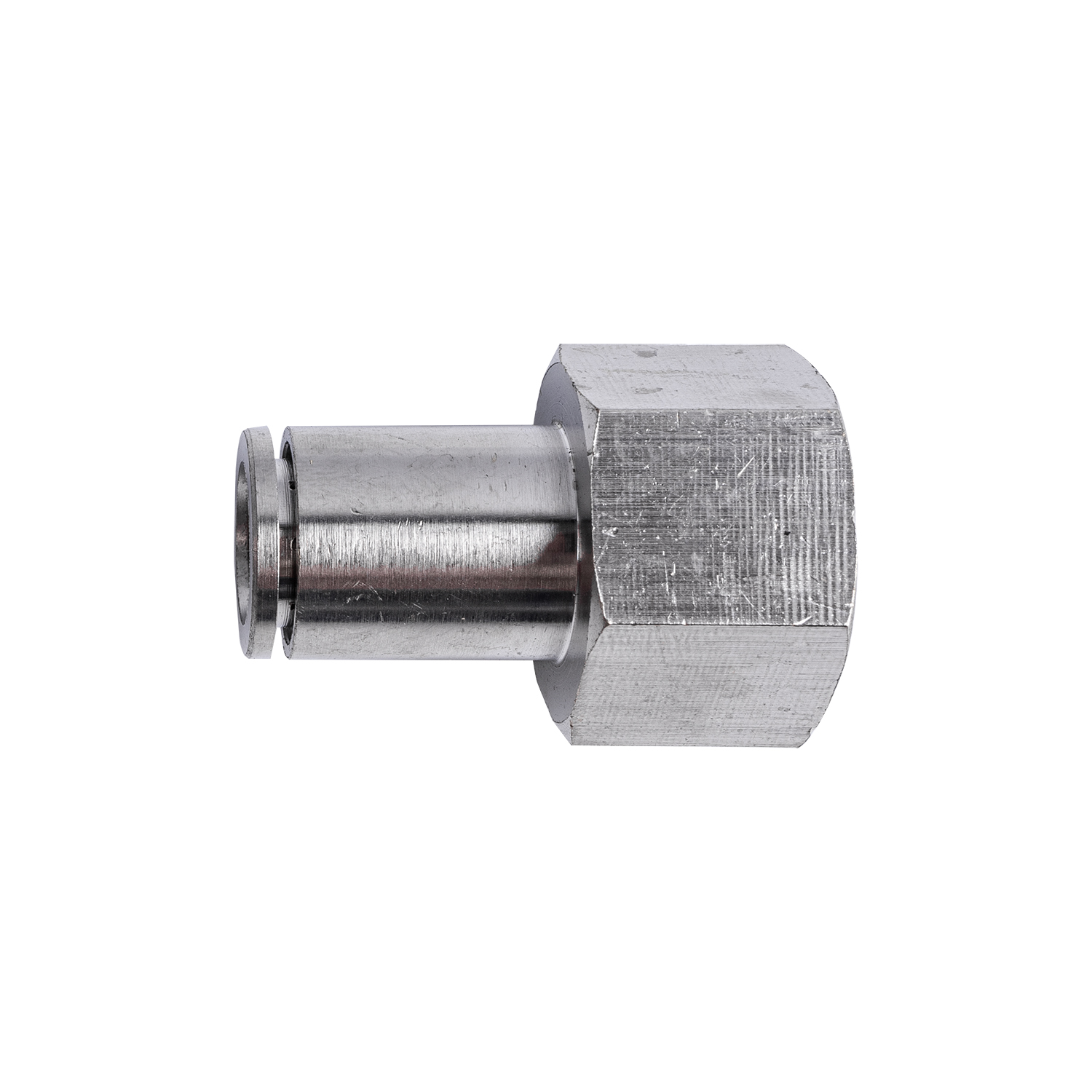 METAL PU FITTING STRAIGHT 10MM 1/2' F