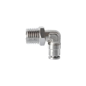 METAL PU FITTING ELBOW 4MM 1/4' M