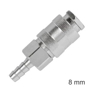 QUICK COUPLER UNIVERSAL 8MM HOSETAIL