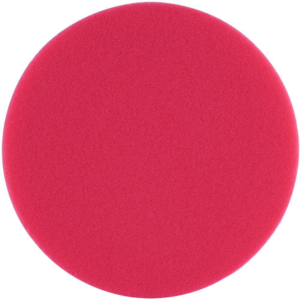FOAM PAD HOOK AND LOOP RED SPONGE 150MM 6' ULTRA FINISHING