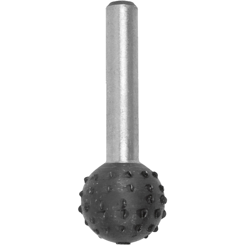 ROTARY RASP BALL END 11MM X 1/4' SHANK