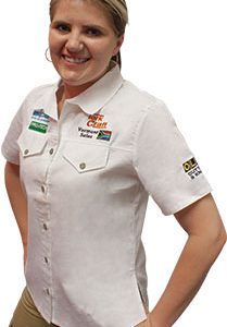 VERMONT LADIES COTTON SHIRT WHITE 2XL