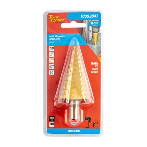 STEP DRILL HSS 6-39MM M2 CARDED