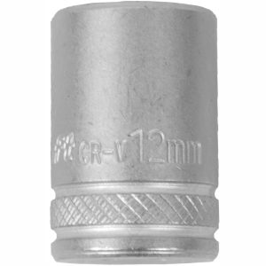 SOCKET 12MM 1/4' DRIVE CRV 12 P OINT