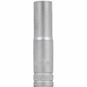 SOCKET 7MM 1/4' DR DEEP SOCKET CRV 12 POINT